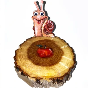 زیرلیوانی طرح حلزون